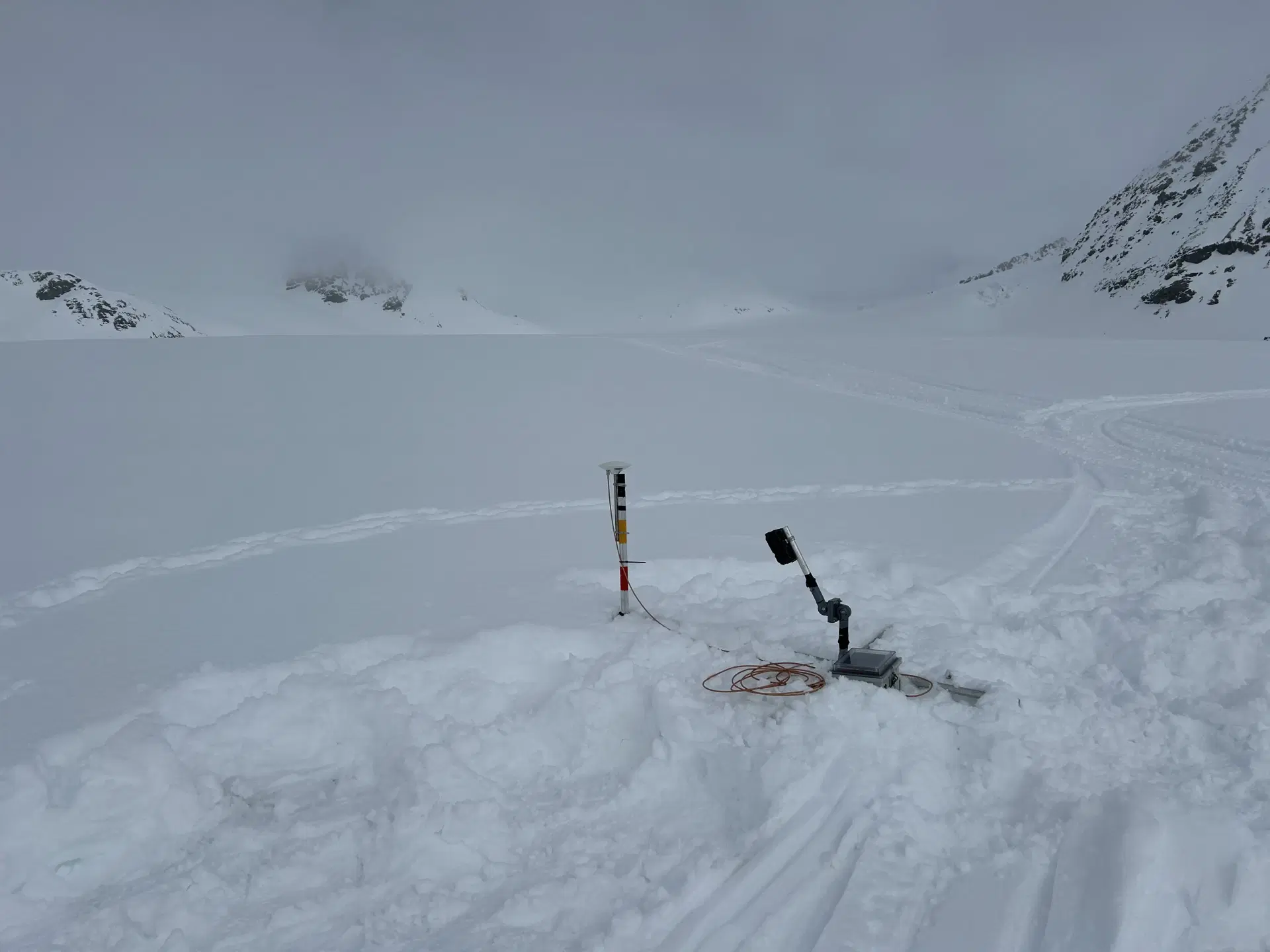Albin Wells servicing Cryologger system
