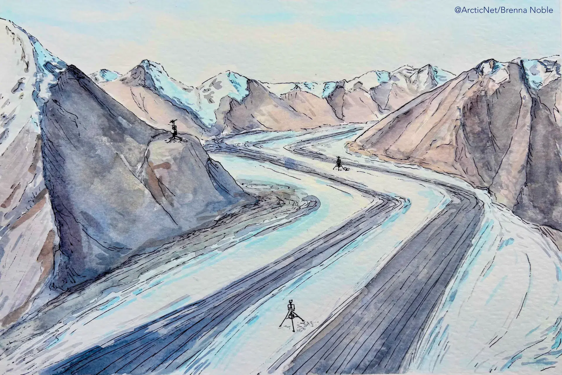 Cryologger GVTs Featured in ArcticNet Postcard Initiative