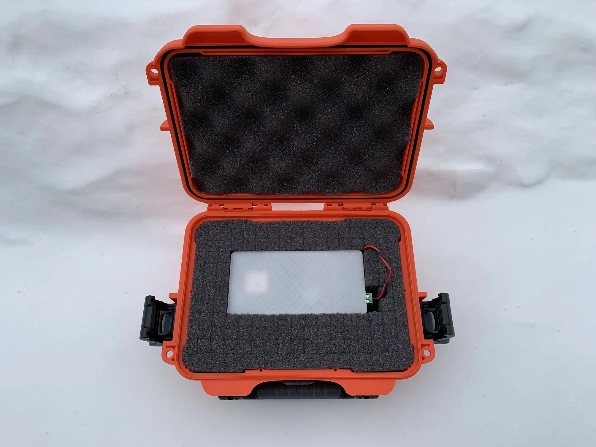 Cryologger ITB opened showing electronics